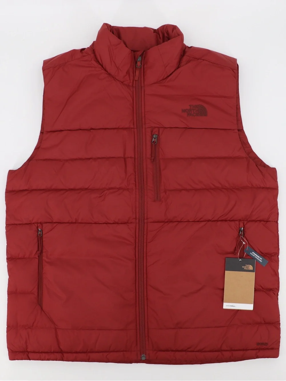The North Face Men’s Aconcagua 2 Large Down Vest Brick House Red New Authentic